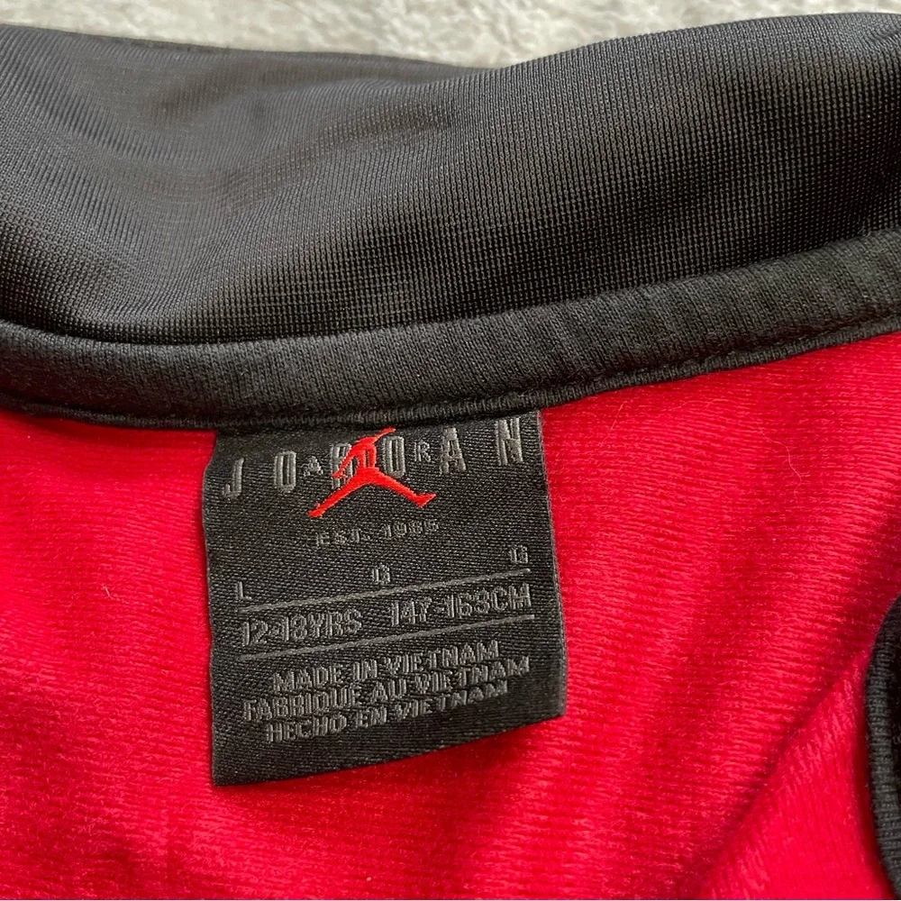 Air Jordan Jacket Large 12-13 Youth Boys Kids Track‎ Athletic Red Jumpman